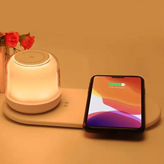 Bedside Lamp With Wireless Charger